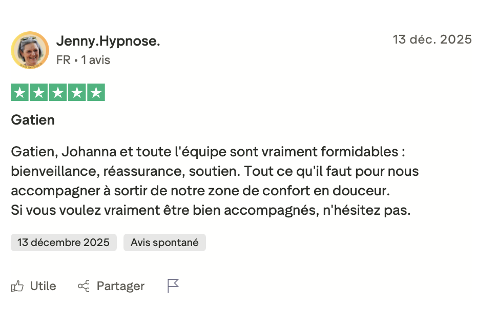 Jennifer - avis Trustpilot