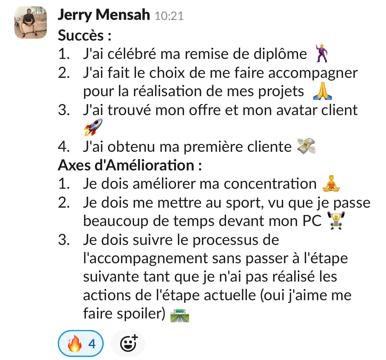 Jerry 1ère cliente