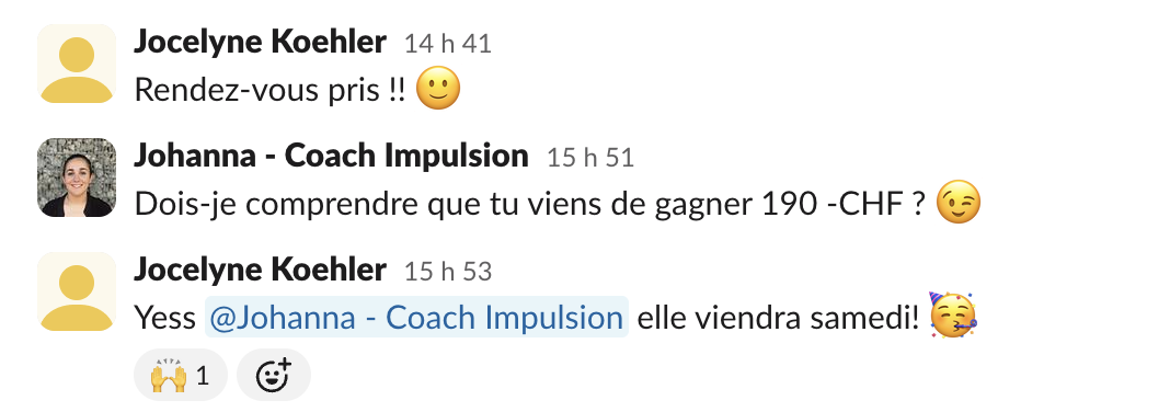 Jocelyne 190 CHF