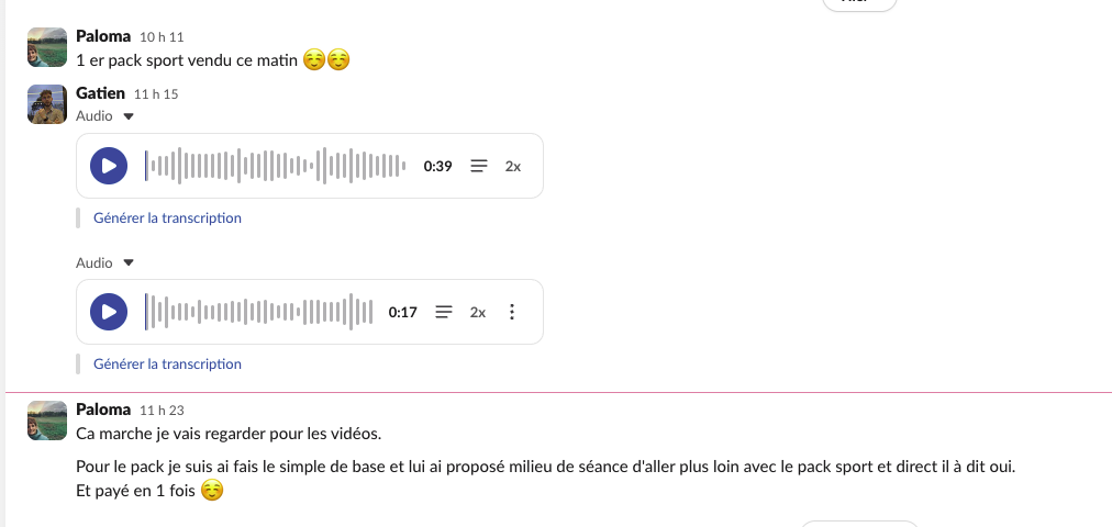 Paloma 1er pack vendu